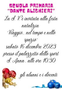 locandina festa natale