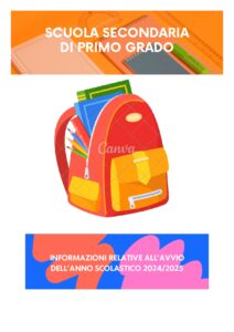 AVVIO SCUOLA SECONDARIA PRIMO GRADO