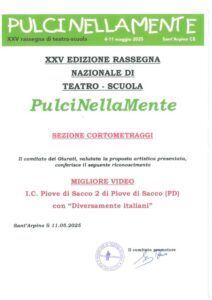 attestato miglior video